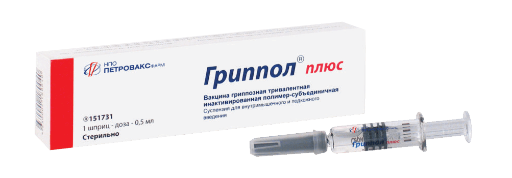 Прививка против гриппа вакцина гриппол плюс